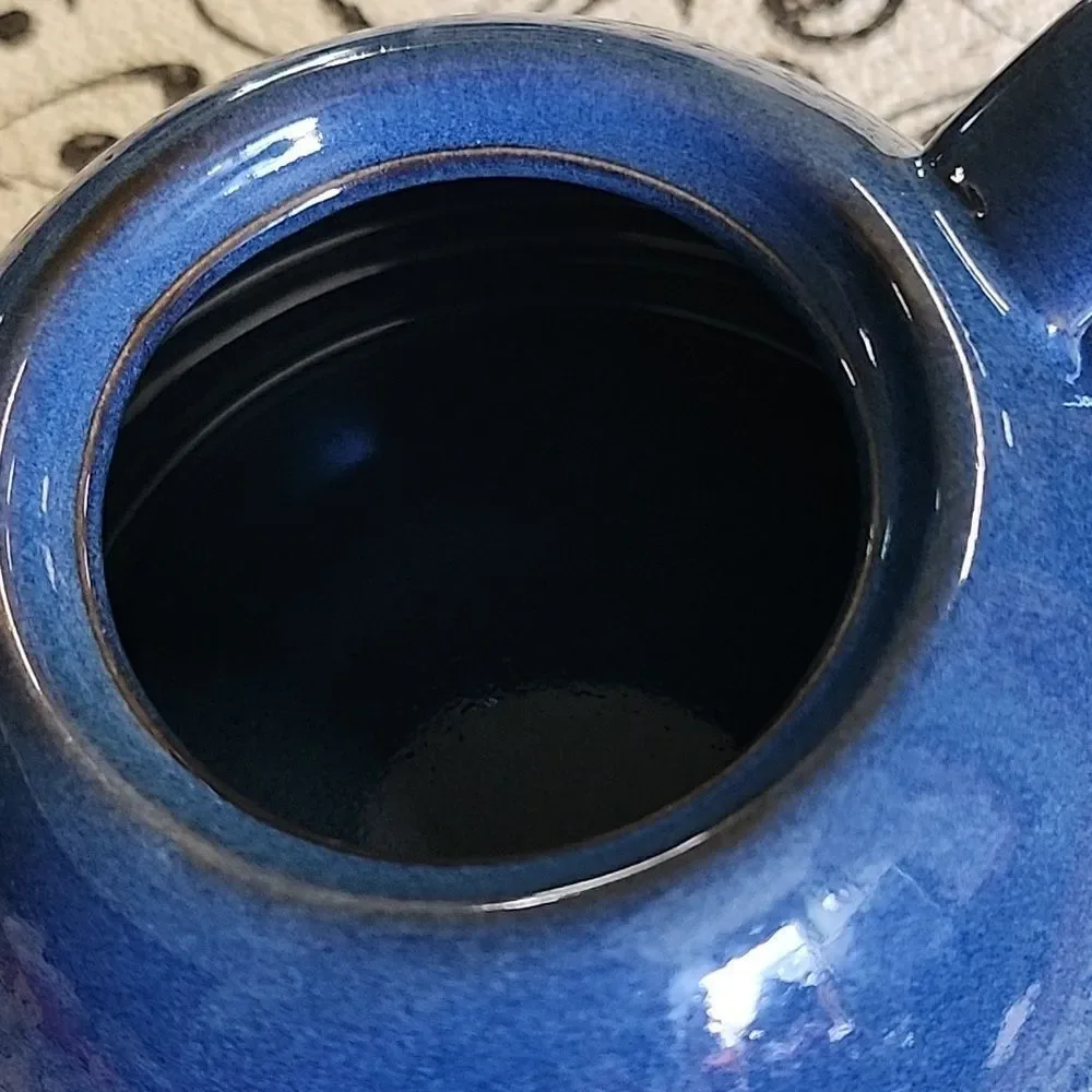 Pier 1 Stoneware Teapot and Cup Set